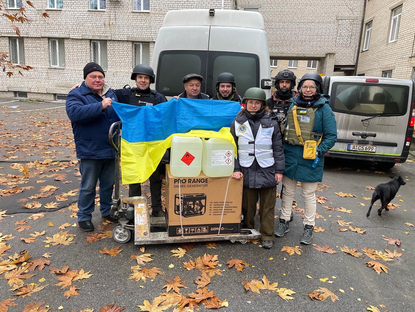 Hilfstransport in die Ukraine